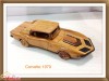 Xe hơi gỗ mô hình - Corvette 1970