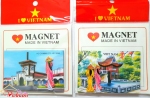 Magnet lưu niệm giấy xoắn phong cảnh Việt Nam (4cm x 9cm) - Lốc 5 miếng