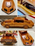 Xe hơi gỗ mô hình - Corvette 1970