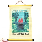 Tranh cuộn lưu niệm - Các địa danh Việt Nam (33 cm x 46 cm)