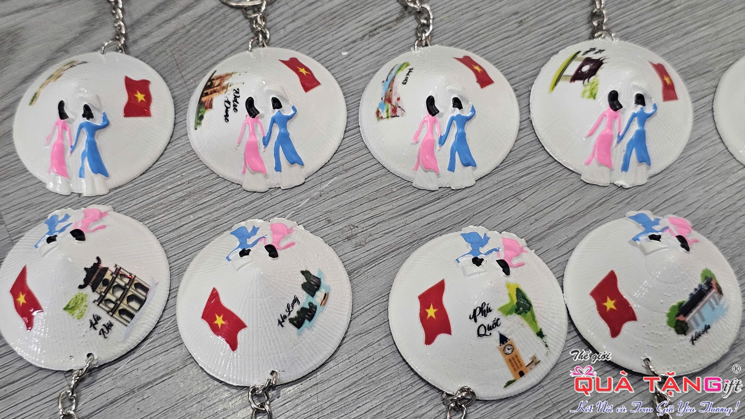 móc khóa nón lá địa danh cao cấp (1)