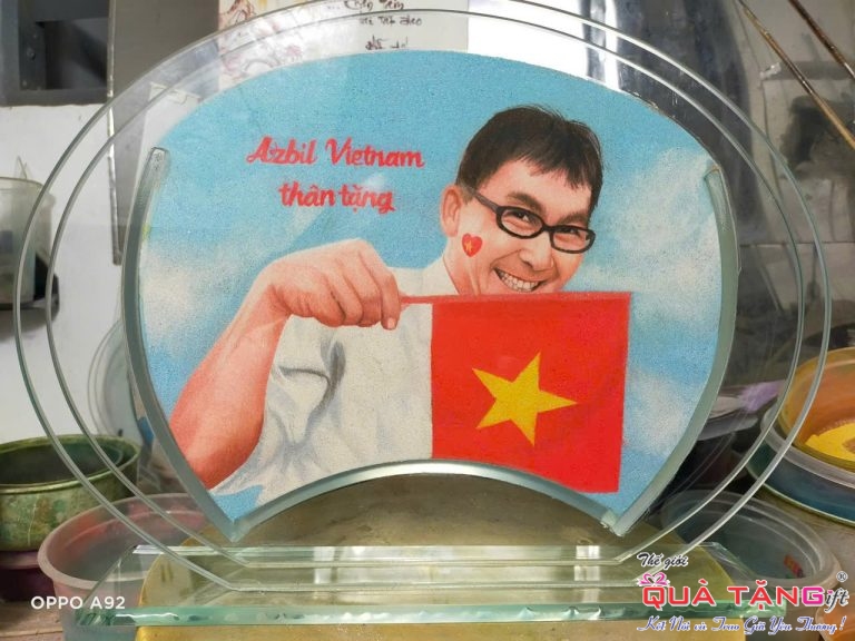 Tranh cát chân dung 2