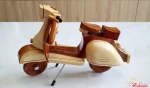 Xe mô tô gỗ mô hình - Vespa