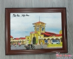 Tranh gạo màu 30x40 cm